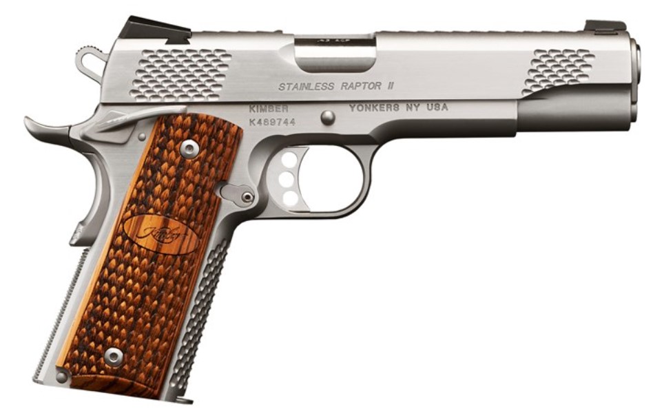 KIMBER STAINLESS RAPTOR II 1911 .45 ACP 5IN BARREL 7RD 3200181CA - Taurus Savings